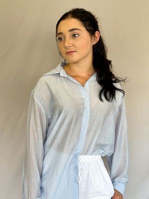 Longsleeve Button Shirt (Light Blue)