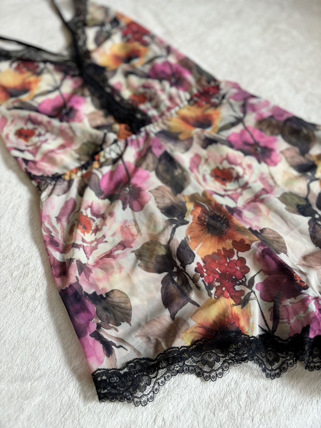 Pajamas Net Romper Floral (Mixture of Colours)
