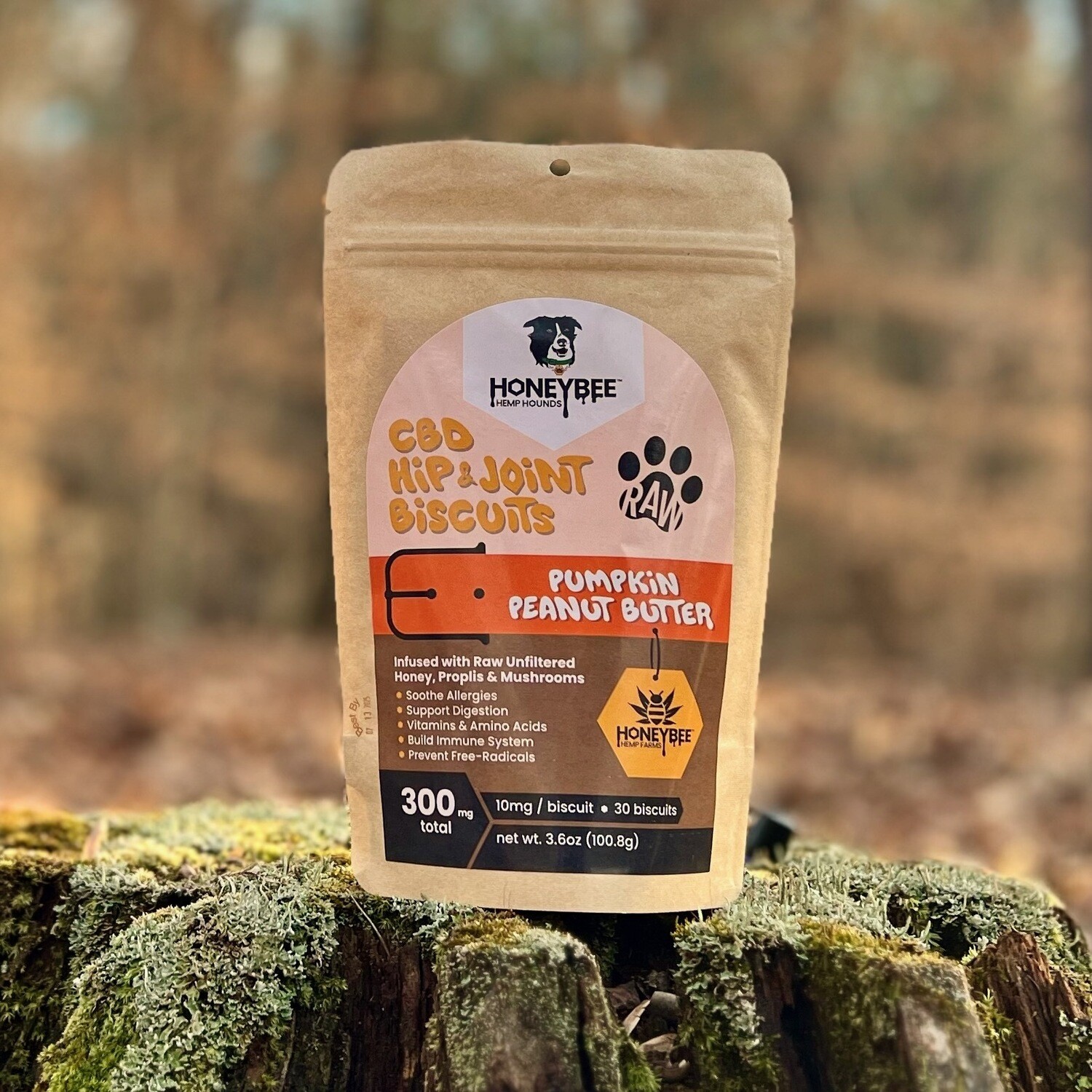 Pumpkin Peanut Butter CBD Hip &amp; Joint Biscuits