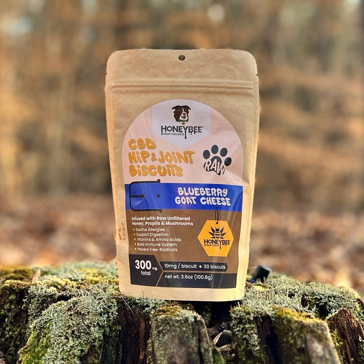 Blueberry Goat Cheese CBD Hip &amp; Joint Biscuits
