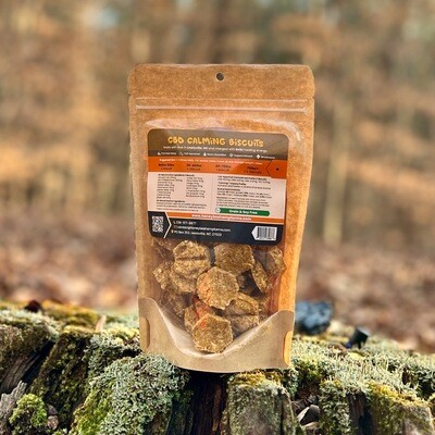 Pumpkin Peanut Butter CBD Calming Biscuits