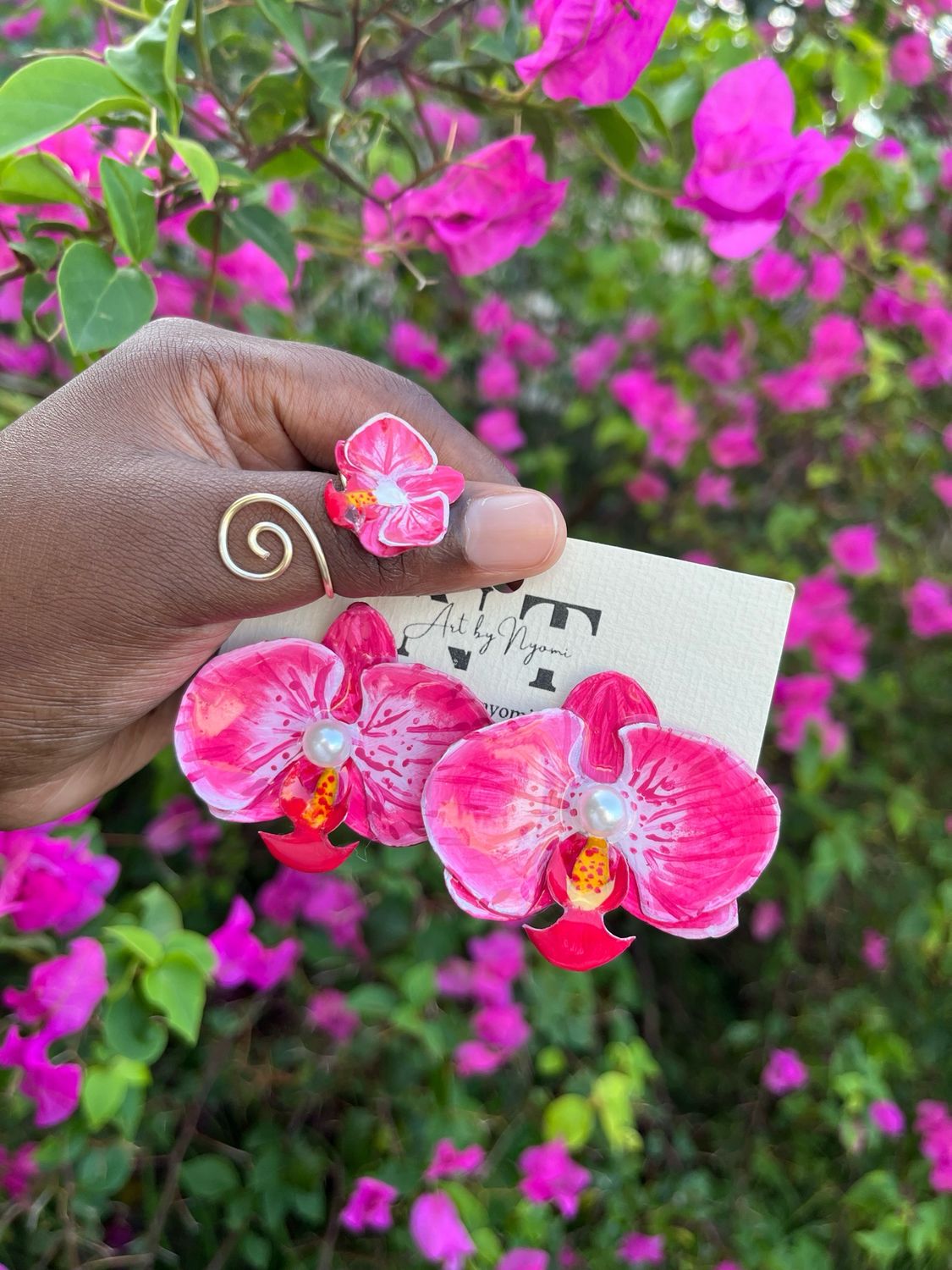 Orchid Earrings