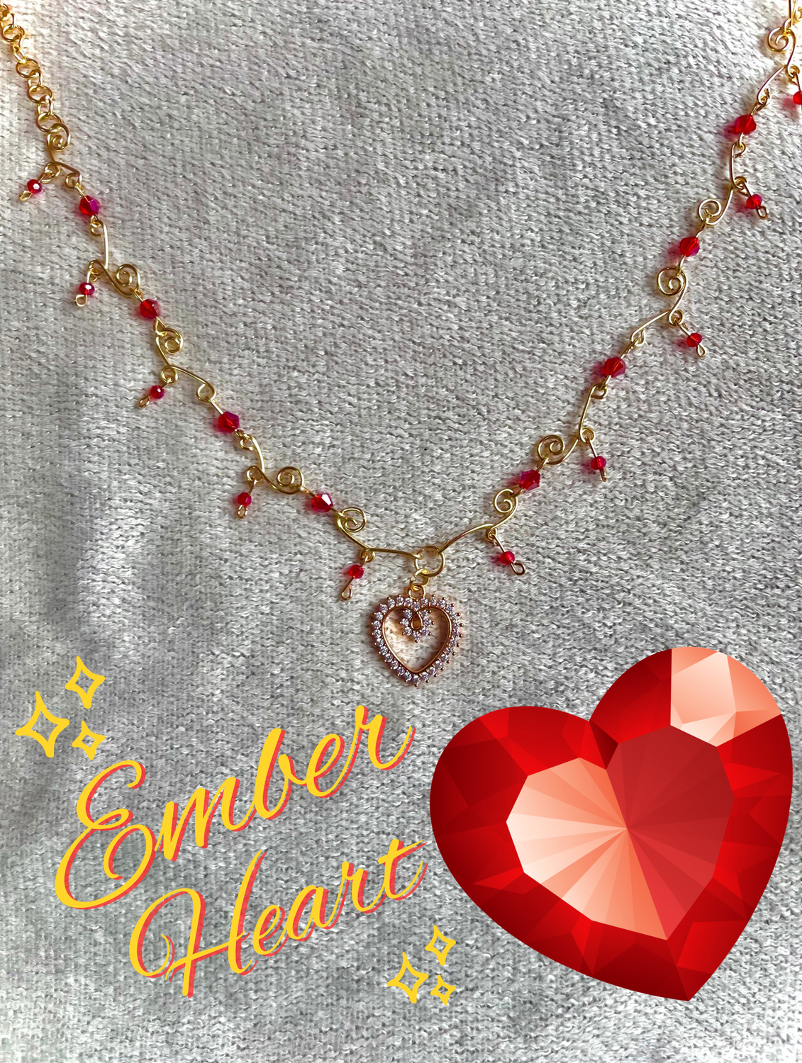 Ember Heart Anklet