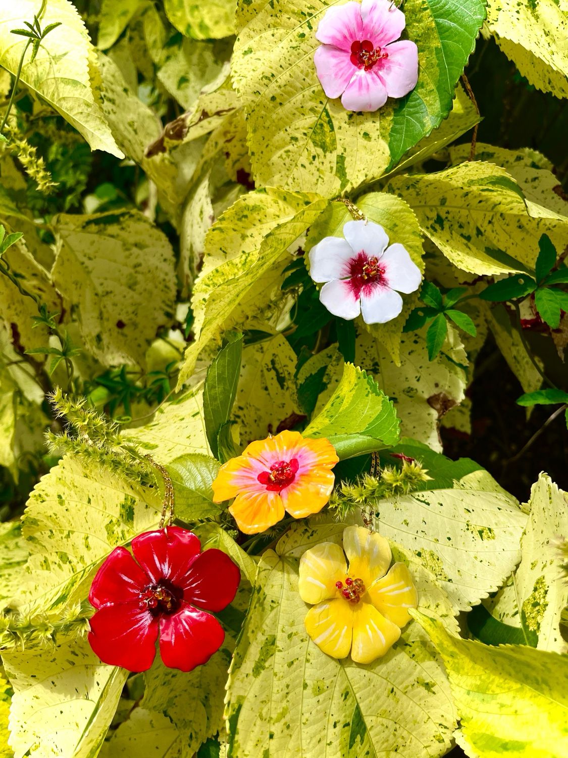 Hibiscus Necklaces 