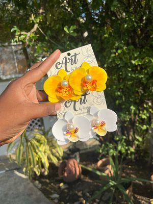 Jumbo Orchid Earrings