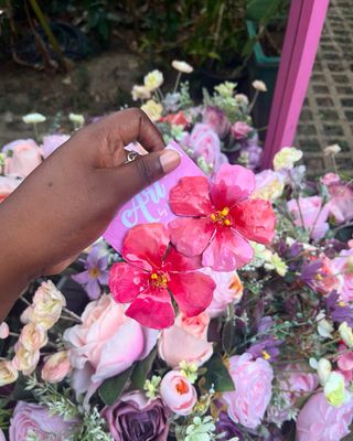 Jumbo Hibiscus Earrings