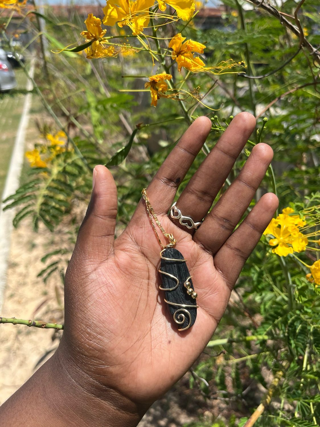Black Tourmaline Necklace 
