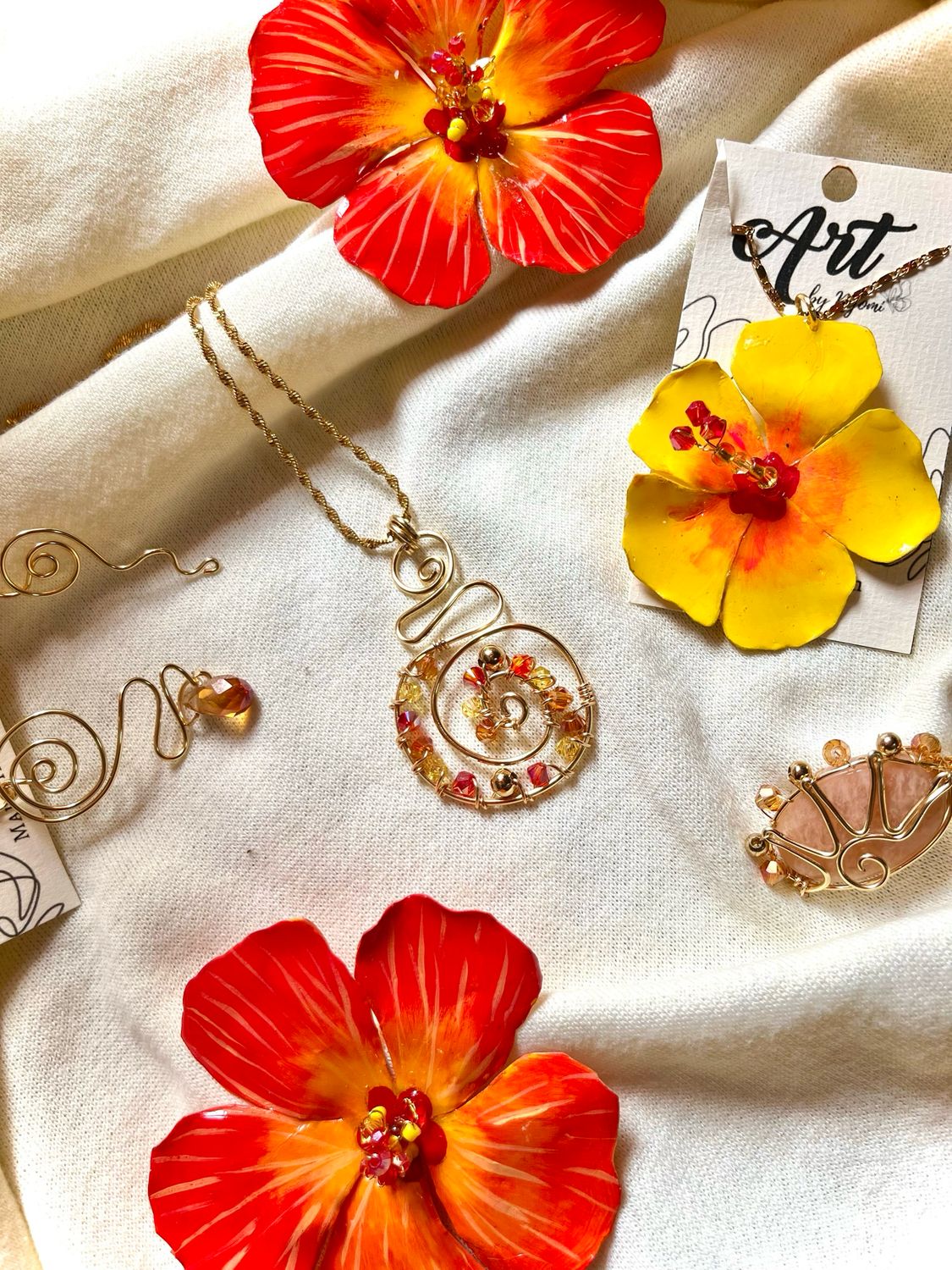 Sun Spiral Necklace 