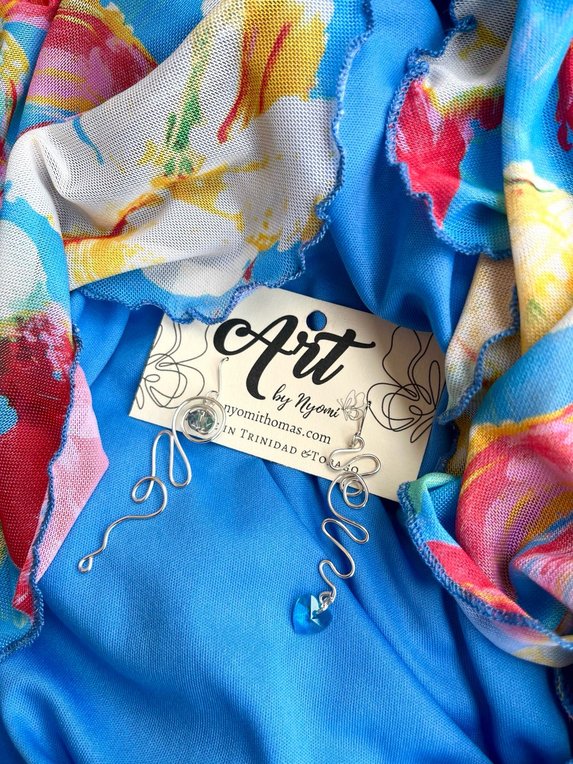 Icy Blue Earrings