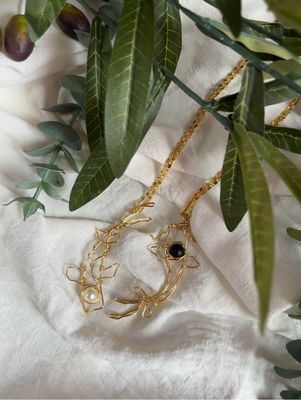 Yin Yang Koi Matching Necklaces
