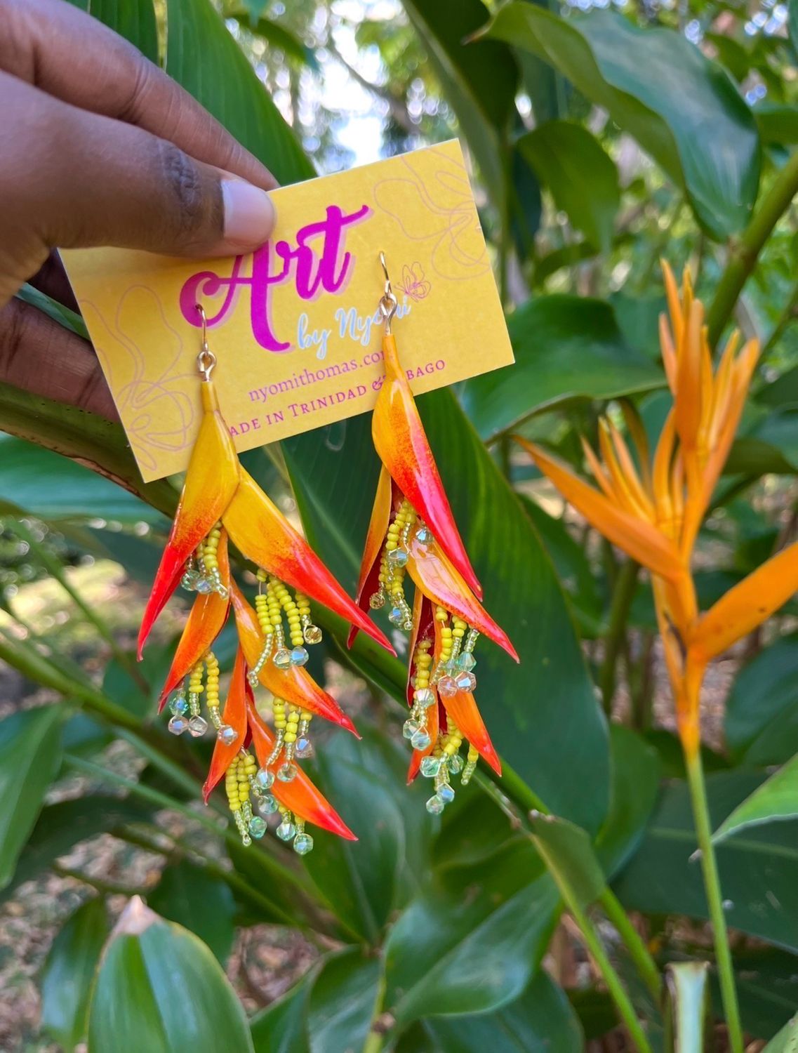 Heliconia Earrings