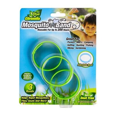 Mosquito Bug Bands -3 Pack