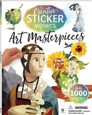 Art Masterpieces (Creative Sticker Mosaics)