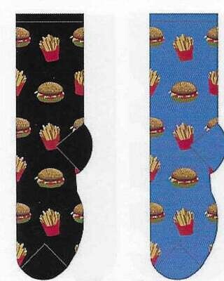 Foozy Socks - Burgers and Fries