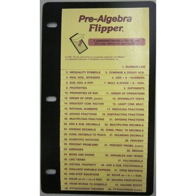Pre-Algebra Flipper