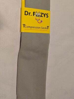 Dr. Foozy Compression Socks - Silver