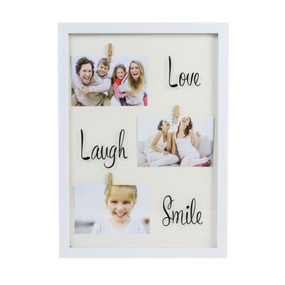 Love Laugh Smile Photo Frame