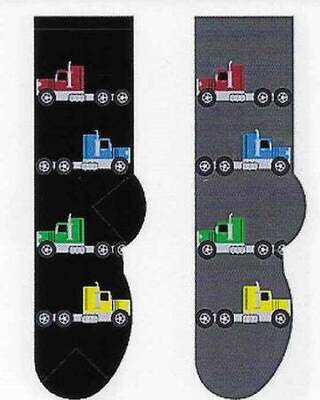 Foozy Socks - Semi Trucks