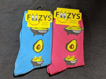 Foozy Socks - Guacamole & Chips