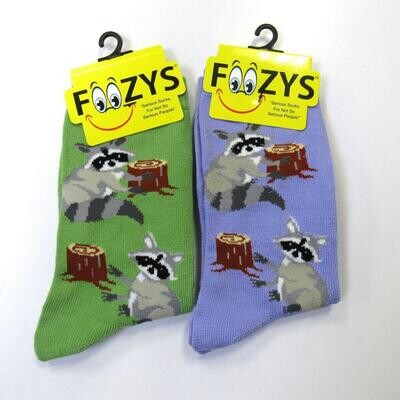 Foozy Socks - Raccoons