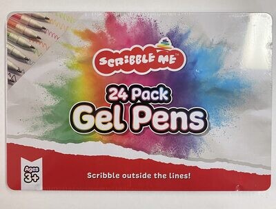 24 Gel Pens in Tin Box