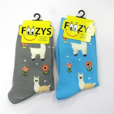 Foozy Socks - Alpacas