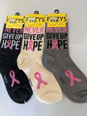 Foozy Socks - Never Give Up