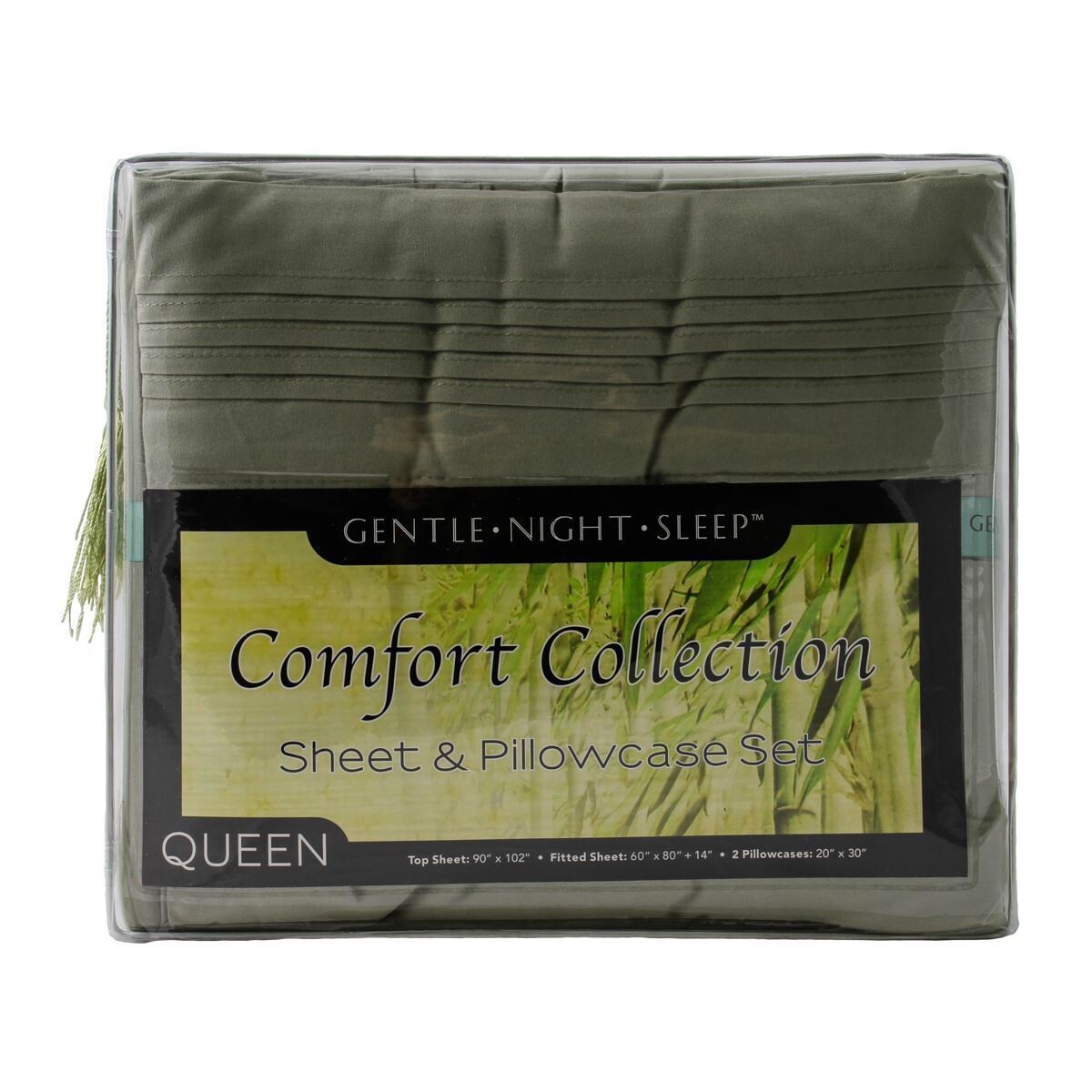 Microfiber Sheet Set Queen - Sage Green