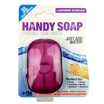 Handy Paper Soap (Lavender)