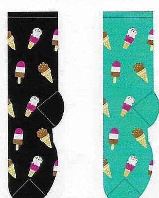 Foozy Socks - Ice Cream Cones & Pops