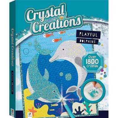 Crystal Creations Playful Dolphins