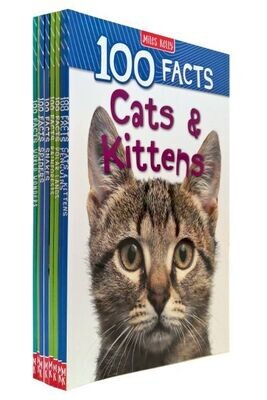 100 Facts Cats and Kittens (Set of 8)
