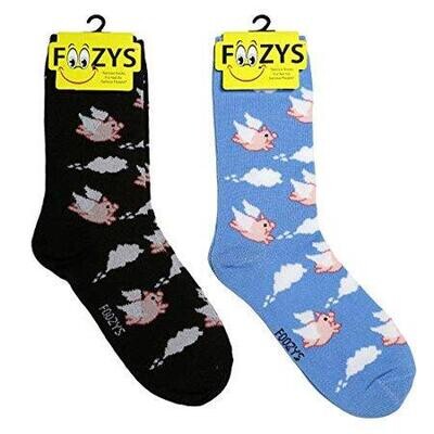 Foozy Socks - Flying Pigs