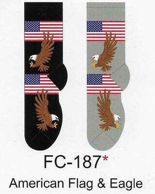 Foozy Socks - Eagle/Flag