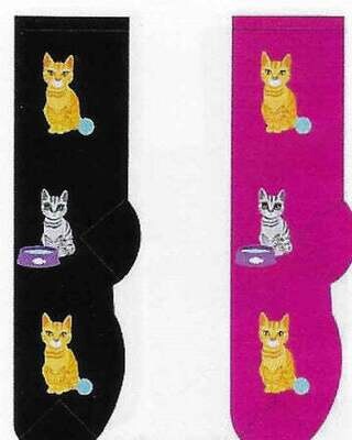 Foozy Socks - Cat/Yarn Ball