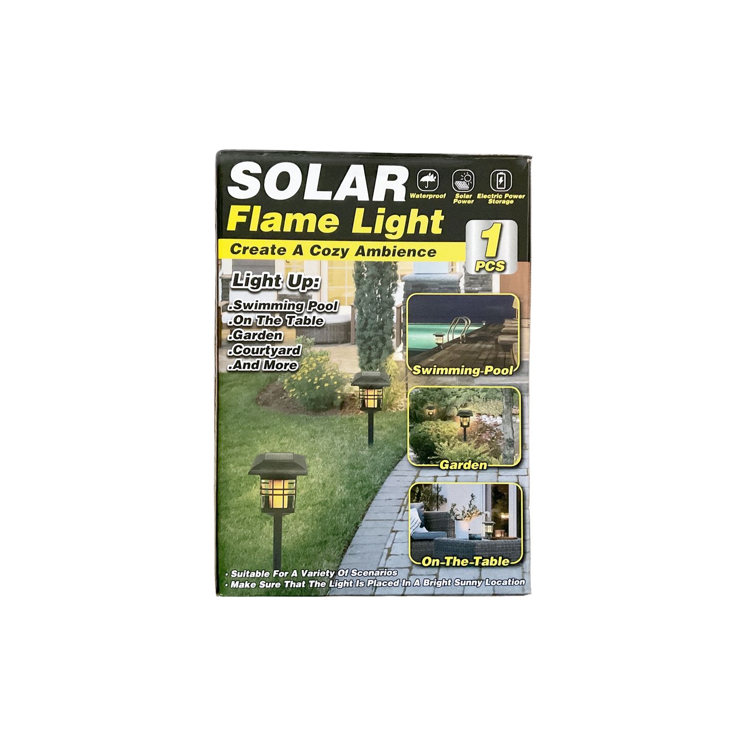 Solar Flame Light