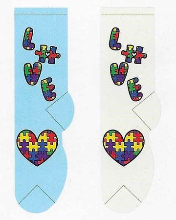 Foozy Socks  - Autism Awareness