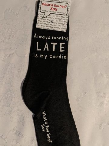 Foozy Socks - Always Running Late