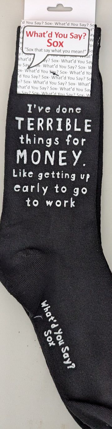 Foozy Socks - I've done terrible