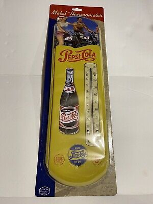 Pepsi Cola Tin Thermometer