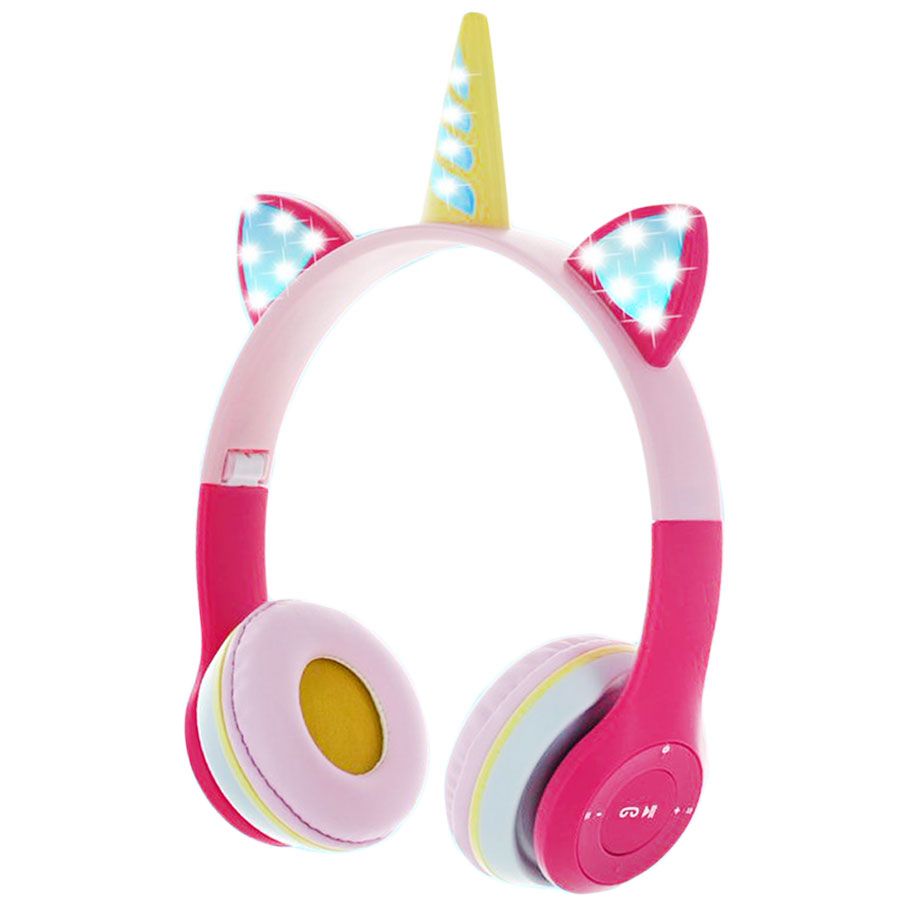 Unicorn Bluetooth Light-Up Headphones