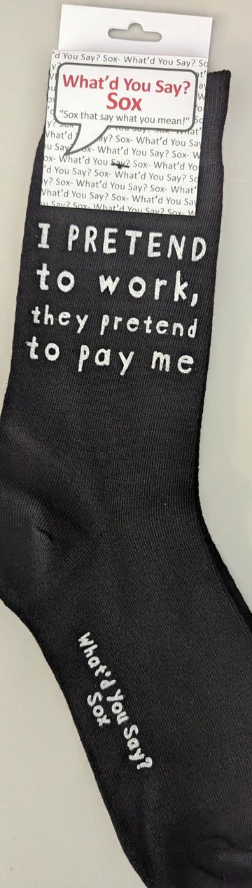 Foozy Socks - I pretend to work