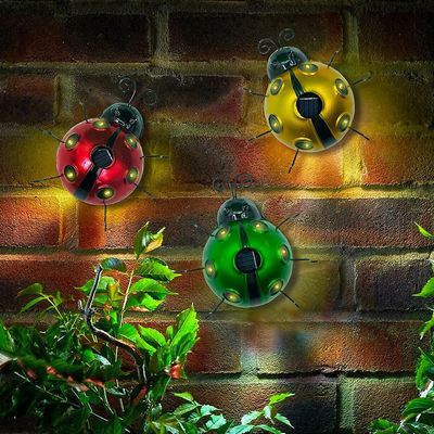 Magnolia Creek Solar Ladybug Decor