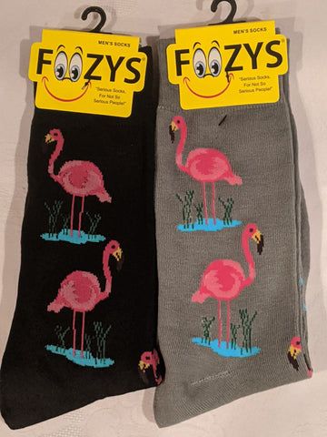 Foozy Socks - Flamingos (Men)