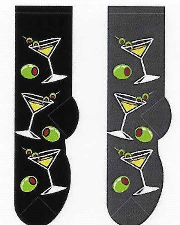 Foozy Socks - Martinis (Men)
