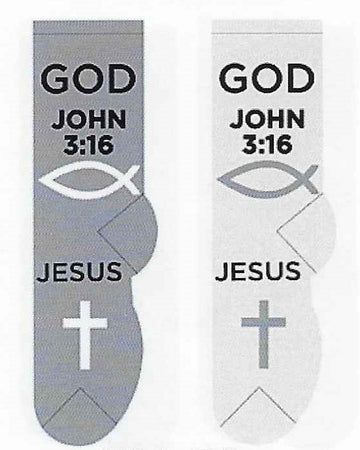 Foozy Socks - John 3:16