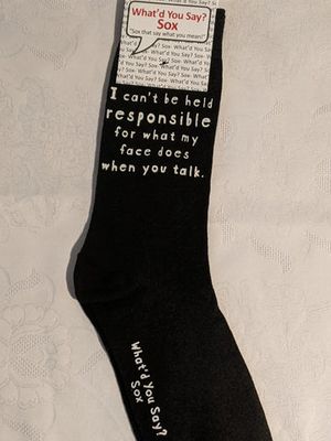 Foozy Socks - I can't be held responsible