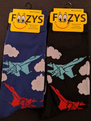 Foozy Socks - Fighter Jets