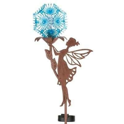 Dandelion Solar Stake - Fairy Blue