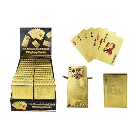Gold Foil Playing Cards